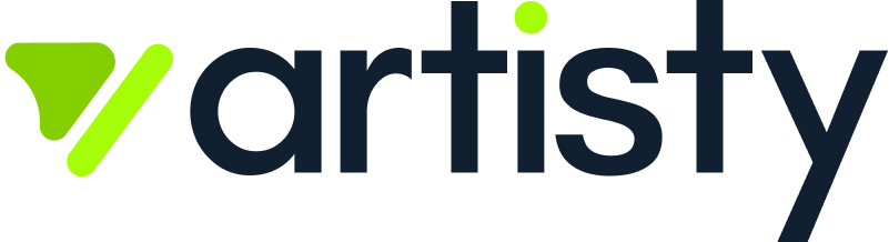 Artisty Horizontal Logo (V21) Dark-BG